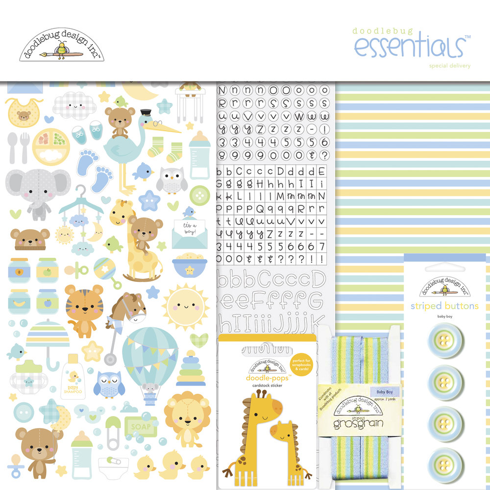 Doodlebug Design Special Delivery Essentials Kit (6859) (DISCONTINUED) Doodlebug Design Special Delivery Essentials Kit (6859) (DISCONTINUED)