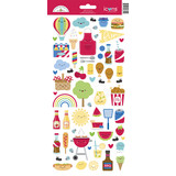 Doodlebug Design Bar-b-cute Icons Stickers (6891) (DISCONTINUED)