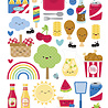 Doodlebug Design Bar-b-cute Icons Stickers (6891) (OUTLET)
