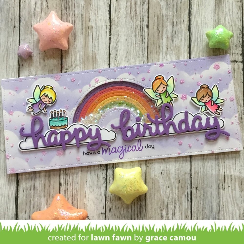 Lawn Fawn Unicorn Picnic Dies (LF2320) (OUTLET) Lawn Fawn Unicorn Picnic Dies (LF2320) (OUTLET)