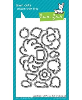 Lawn Fawn Ocean Shell-fie Dies (LF2330) (OUTLET)