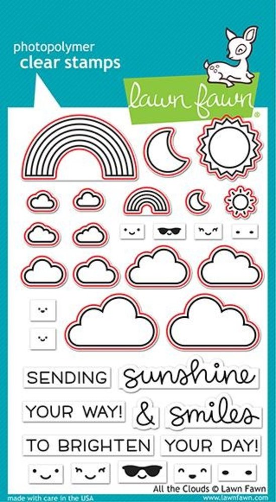 Lawn Fawn All the Clouds Dies (LF2332) (DISCONTINUED)