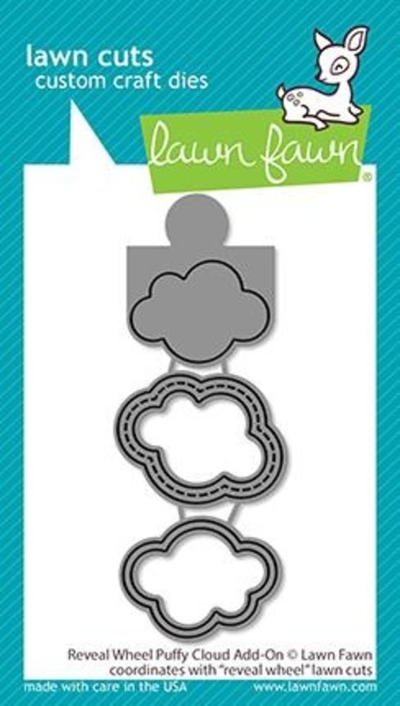 Lawn Fawn Reveal Wheel Puffy Cloud Add-On Dies (LF2349) (DISCONTINUED)