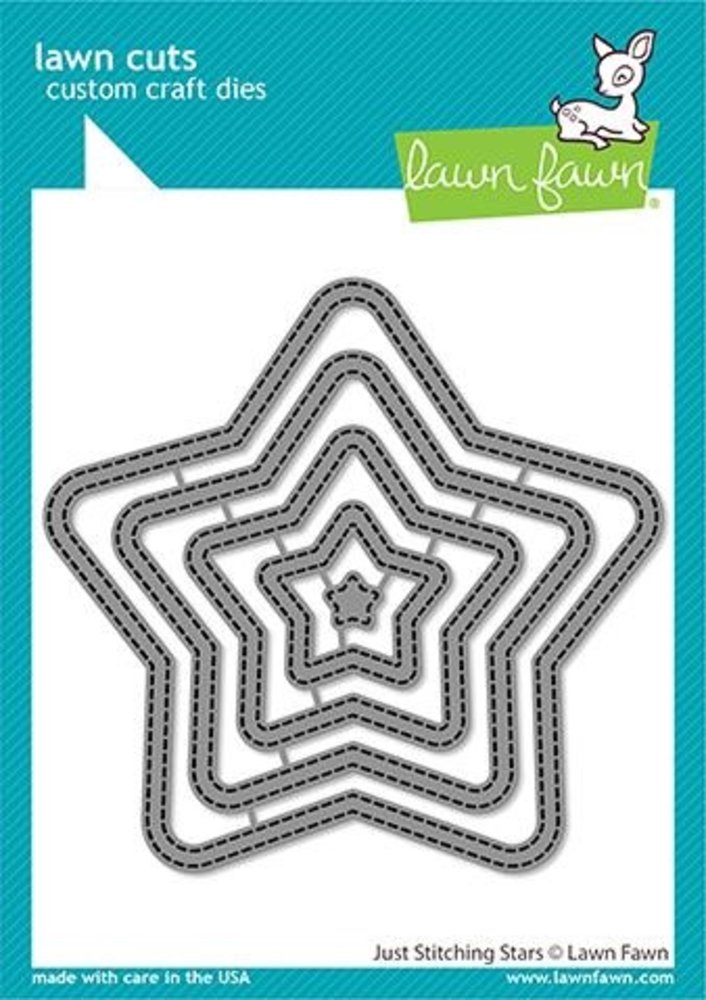 Lawn Fawn Just Stitching Stars Dies (LF2362) (DISCONTINUED)