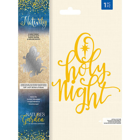 Crafter's Companion Nativity O Holy Night Die (NG-NAT-MD-OHN) (OUTLET) Crafter's Companion Nativity O Holy Night Die (NG-NAT-MD-OHN) (OUTLET)
