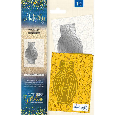 Crafter's Companion Nativity Christmas Angel Cut & Emboss Folder (NG-NAT-CEF-CHA) (OUTLET) Crafter's Companion Nativity Christmas Angel Cut & Emboss Folder (NG-NAT-CEF-CHA) (OUTLET)