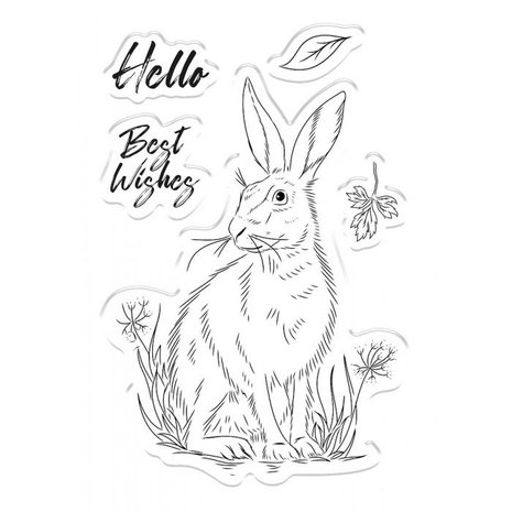 Crafter's Companion Meadow Hare Clear Stamps (CC-STP-MHAR) (OUTLET) Crafter's Companion Meadow Hare Clear Stamps (CC-STP-MHAR) (OUTLET)