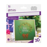Gemini Rustic Wreath 3D Embossing Folder (GEM-EF6-3D-RW) (DISCONTINUED)