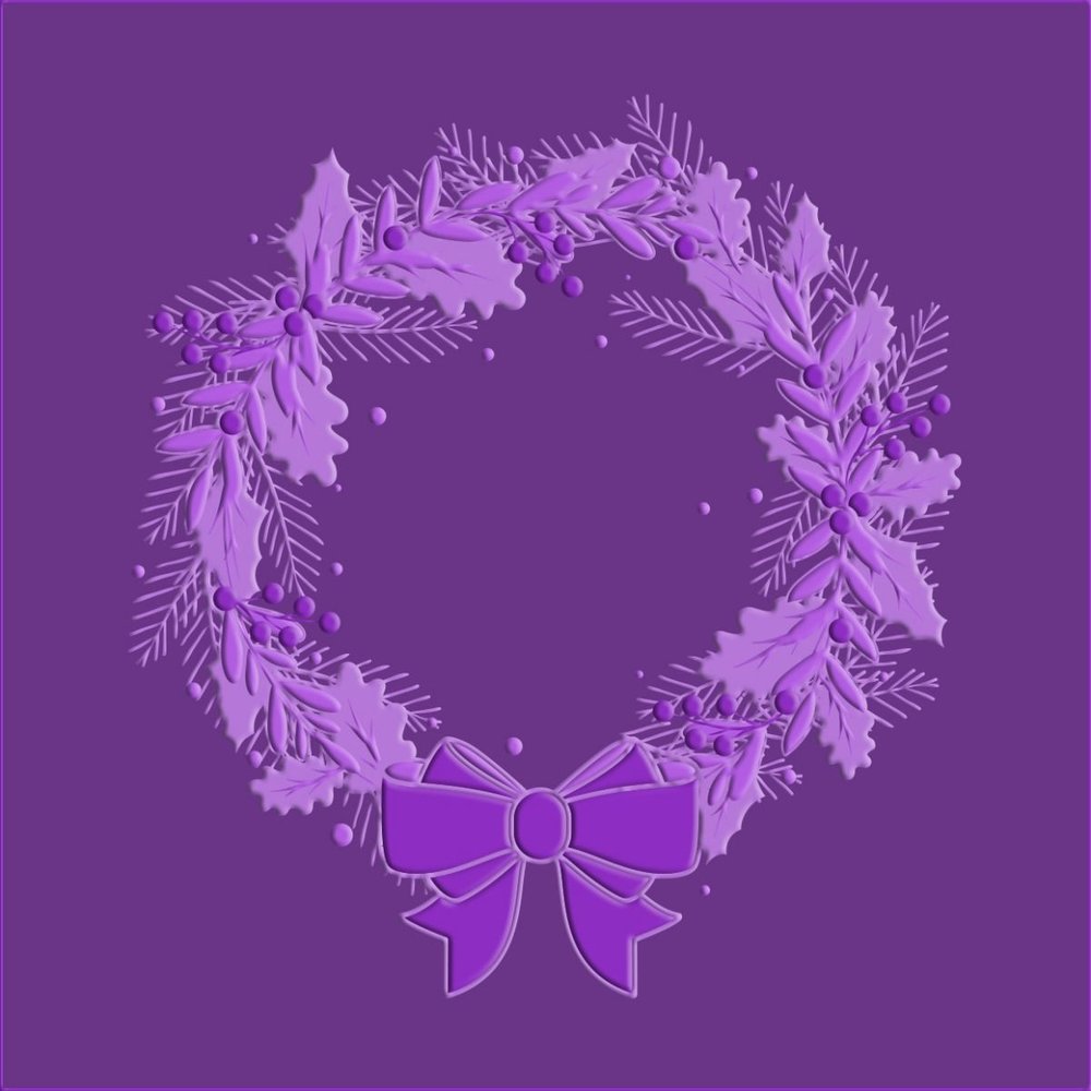 Gemini Rustic Wreath 3D Embossing Folder (GEM-EF6-3D-RW) (DISCONTINUED)