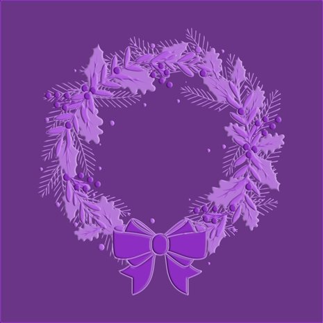 Gemini Rustic Wreath 3D Embossing Folder (GEM-EF6-3D-RW) (DISCONTINUED)
