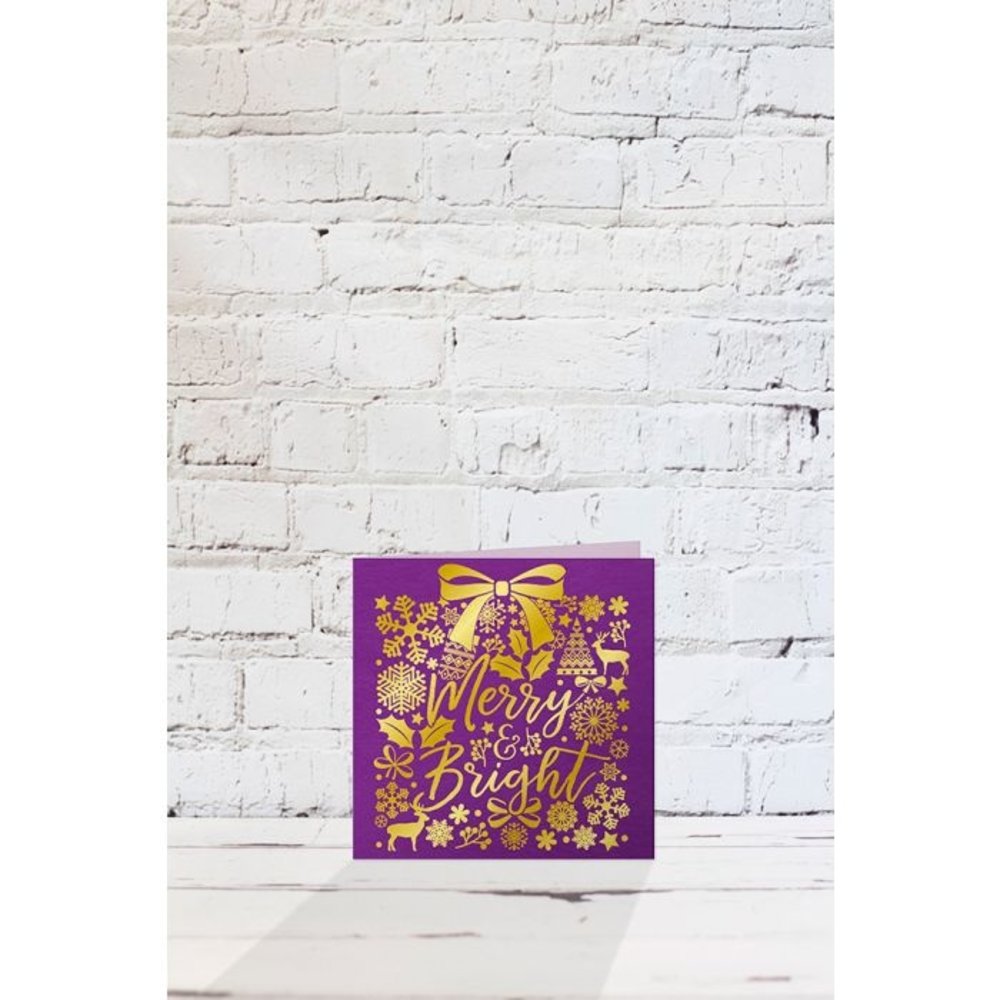 Gemini Merry and Bright Create A Card Foil Stamp Die (GEM-FS-CAC-MEBR) (DISCONTINUED)