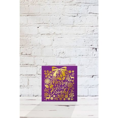 Gemini Merry and Bright Create A Card Foil Stamp Die (GEM-FS-CAC-MEBR) (DISCONTINUED)