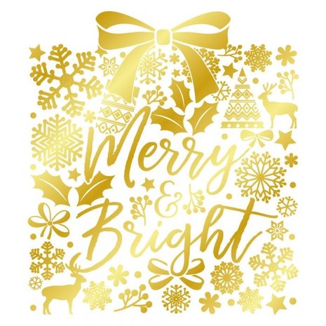 Gemini Merry and Bright Create A Card Foil Stamp Die (GEM-FS-CAC-MEBR) (DISCONTINUED)