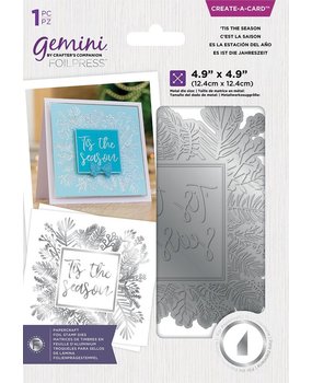 Gemini ‘Tis the Season Create A Card Foil Stamp Die (GEM-FS-CAC-TSEA) (DISCONTINUED)