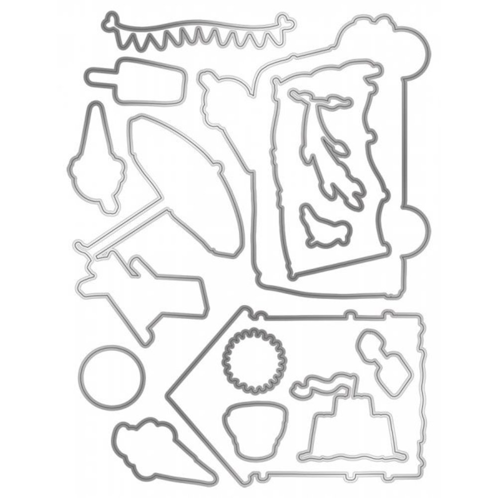 Gemini Life's A Beach Stamp & Die (GEM-STD-STAYLIF) (OUTLET)