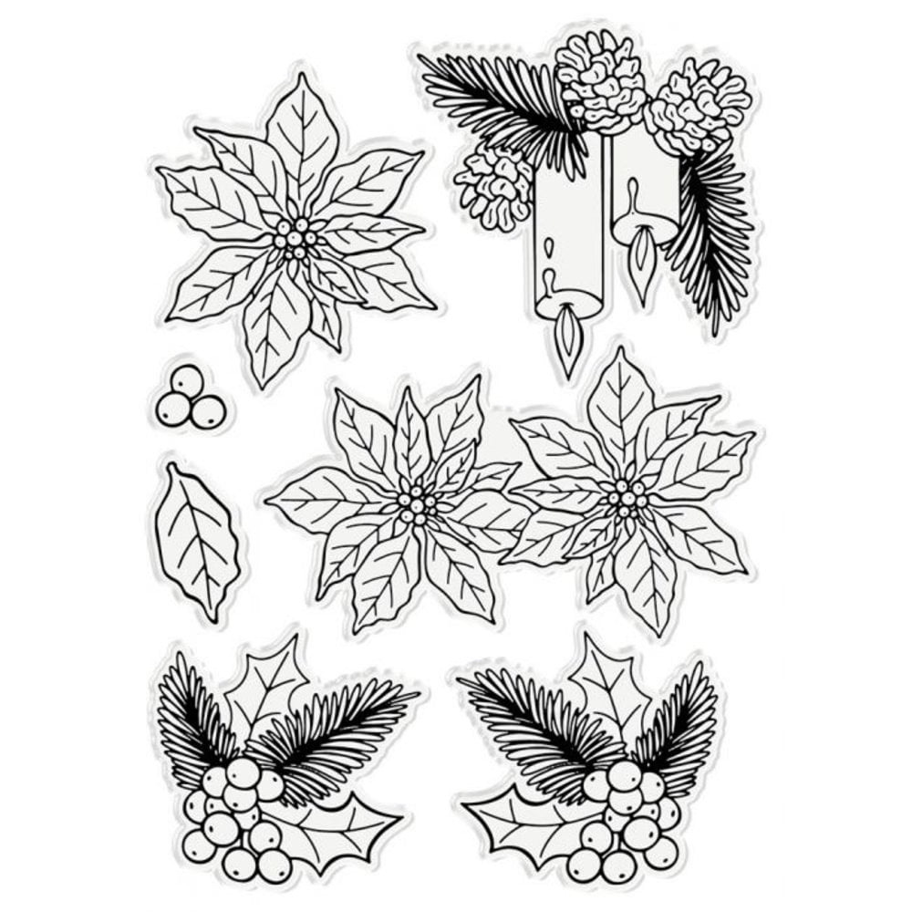 Gemini Poinsettia Delights Stamp & Die (GEM-STD-POITS) (DISCONTINUED) Gemini Poinsettia Delights Stamp & Die (GEM-STD-POITS) (DISCONTINUED)