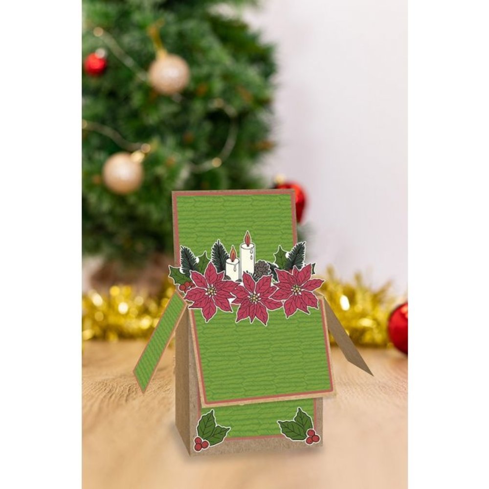 Gemini Poinsettia Delights Stamp & Die (GEM-STD-POITS) (DISCONTINUED) Gemini Poinsettia Delights Stamp & Die (GEM-STD-POITS) (DISCONTINUED)