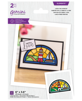 Gemini Land & Sea Window Elements Die (GEM-MD-ELE-LAW) (DISCONTINUED)