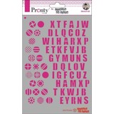 Pronty Crafts Pattern Alfabets A5 Stencil (470.770.045) (DISCONTINUED)