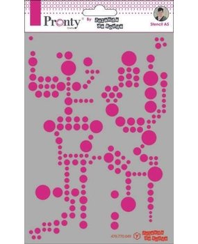 Pronty Crafts Pattern Background Circles A5 Stencil (470.770.049) (DISCONTINUED)