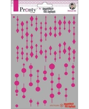Pronty Crafts Pattern Motives A5 Stencil (470.770.050) (DISCONTINUED)