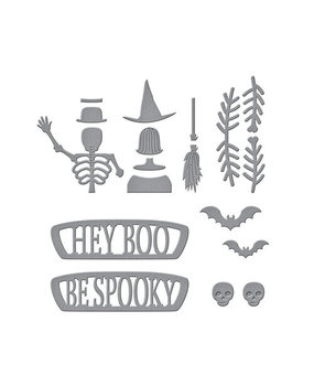 Spellbinders Die-Lites Halloween Sunday Drive Etched Dies (S3-403) (OUTLET)