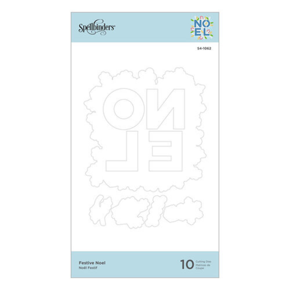 Spellbinders Festive Noel Etched Dies (S4-1062) (OUTLET)