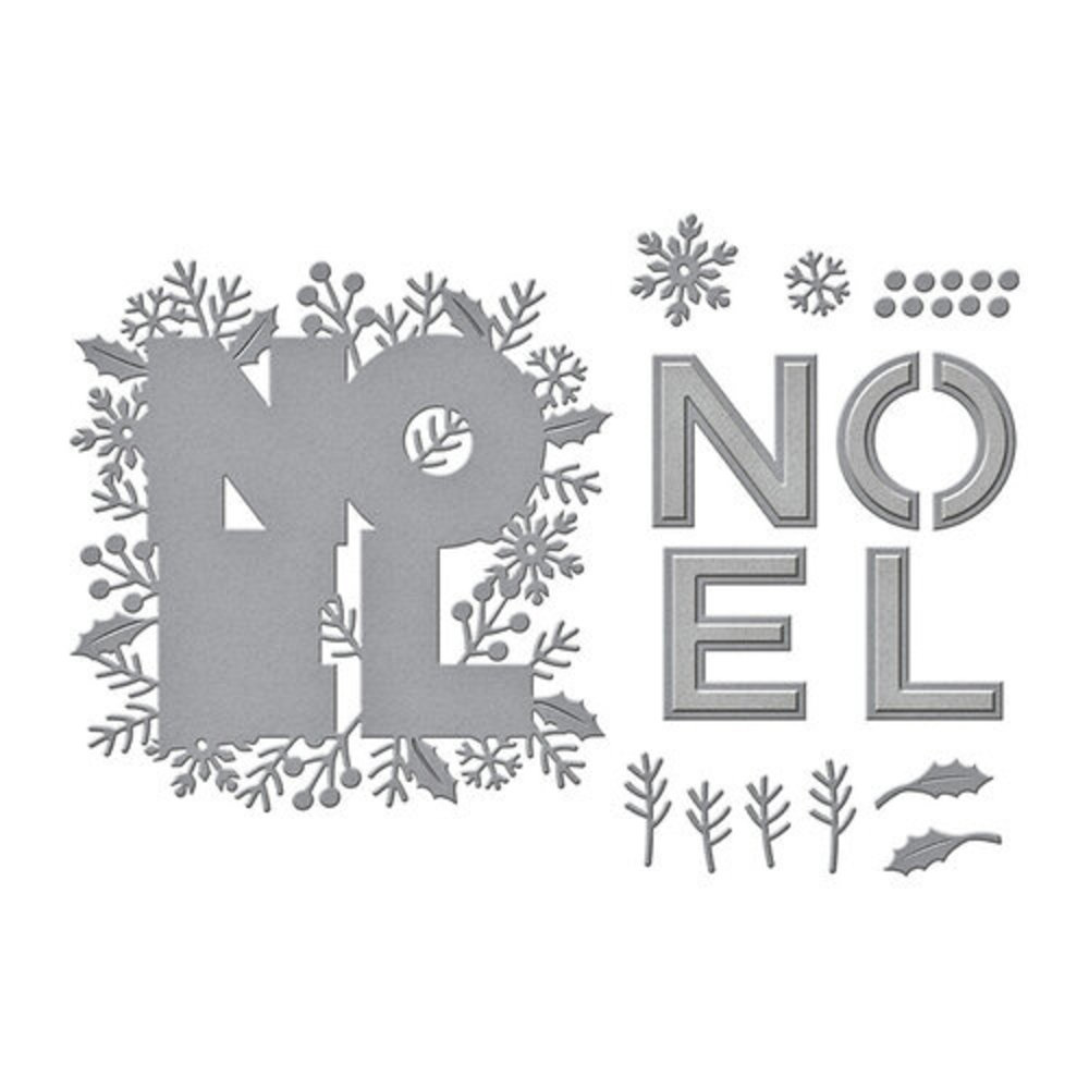 Spellbinders Festive Noel Etched Dies (S4-1062) (OUTLET)