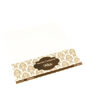 Craft UK Premier Card 12x12 Inch White Paper Pack (CUK2019)