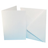Craft UK Premium Collection Cards & Envelops A6 White Linen (CUKW111)