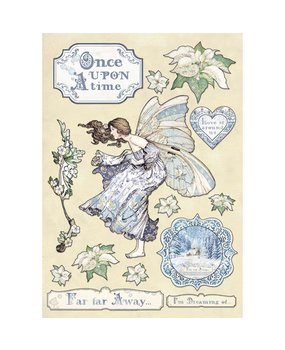 Stamperia Colored Wooden Shapes A5 Once Upon A Time (KLSP079) (DISCONTINUED)