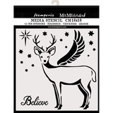 Stamperia Thick Stencil 18x18cm Deer (KSTDQ48) (OUTLET)