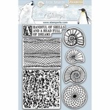 Stamperia Natural Rubber Stamp Arctic Antarctic Shells (WTKCC177) (DISCONTINUED)