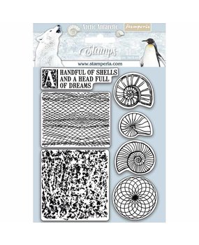 Stamperia Natural Rubber Stamp Arctic Antarctic Shells (WTKCC177) (DISCONTINUED) Stamperia Natural Rubber Stamp Arctic Antarctic Shells (WTKCC177) (DISCONTINUED)