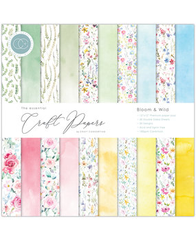 Craft Consortium Essential Craft Papers 12x12 Inch Paper Pad Bloom & Wild (CCEPAD009) Craft Consortium Essential Craft Papers 12x12 Inch Paper Pad Bloom & Wild (CCEPAD009)