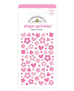 Doodlebug Design Cupcake Confetti Shape Sprinkles (76pcs) (6702) (DISCONTINUED)