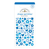 Doodlebug Design Blue Jean Confetti Shape Sprinkles (76pcs) (6709) (DISCONTINUED)