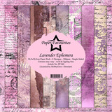 Paper Favourites Lavender Ephemera 12x12 Inch Paper Pack (PF340) (DISCONTINUED)