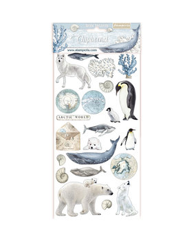 Stamperia Chipboard 15x30cm Arctic Antarctic (DFLCB08) (DISCONTINUED)