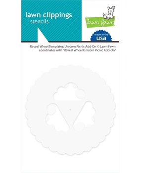 Lawn Fawn Reveal Wheel Templates: Unicorn Picnic Add-On (LF2322) (DISCONTINUED)