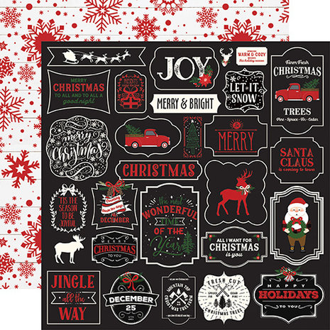 Echo Park A Lumberjack Christmas 12x12 Inch Collection Kit (ALC220016) (DISCONTINUED)