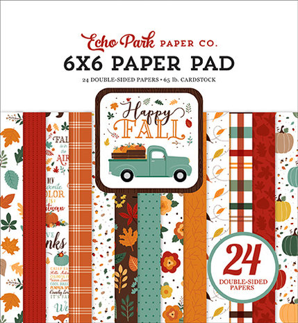 Echo Park Happy Fall 6x6 Paper Pad (HAP219023) (OUTLET) Echo Park Happy Fall 6x6 Paper Pad (HAP219023) (OUTLET)