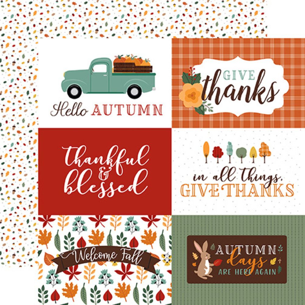 Echo Park Happy Fall 6x6 Paper Pad (HAP219023) (DISCONTINUED) Echo Park Happy Fall 6x6 Paper Pad (HAP219023) (DISCONTINUED)