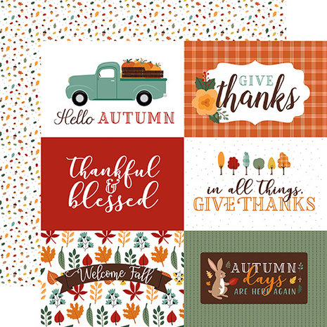 Echo Park Happy Fall 6x6 Paper Pad (HAP219023) (DISCONTINUED) Echo Park Happy Fall 6x6 Paper Pad (HAP219023) (DISCONTINUED)