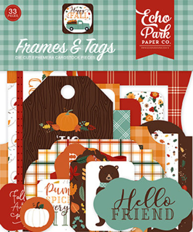 Echo Park Happy Fall Frames & Tags (HAP219025) (OUTLET)