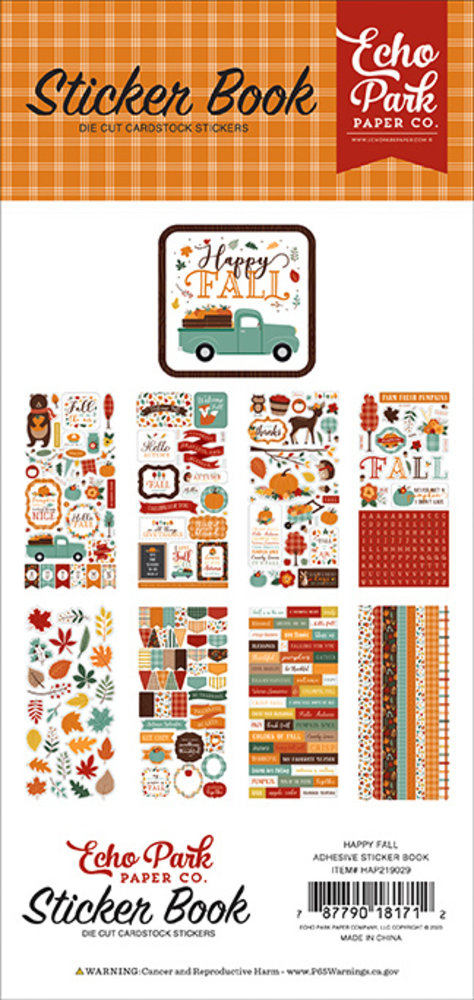 Echo Park Happy Fall Sticker Book (HAP219029) (OUTLET)