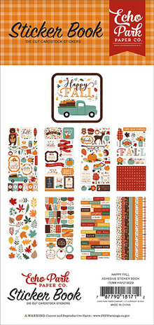 Echo Park - Happy Fall Collection - Stickers Book