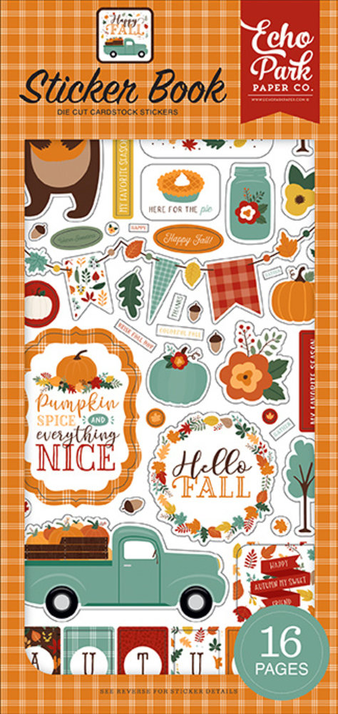 Echo Park Happy Fall Sticker Book (HAP219029) (OUTLET)