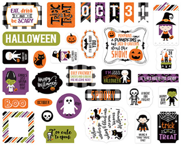 Echo Park I Love Halloween Ephemera (ILH218024) (DISCONTINUED) Echo Park I Love Halloween Ephemera (ILH218024) (DISCONTINUED)