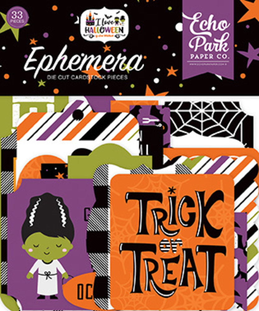 Echo Park I Love Halloween Ephemera (ILH218024) (DISCONTINUED) Echo Park I Love Halloween Ephemera (ILH218024) (DISCONTINUED)